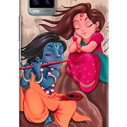 Radhe Krishna Vivo V20 Hard Case Back Cover by Casekaro