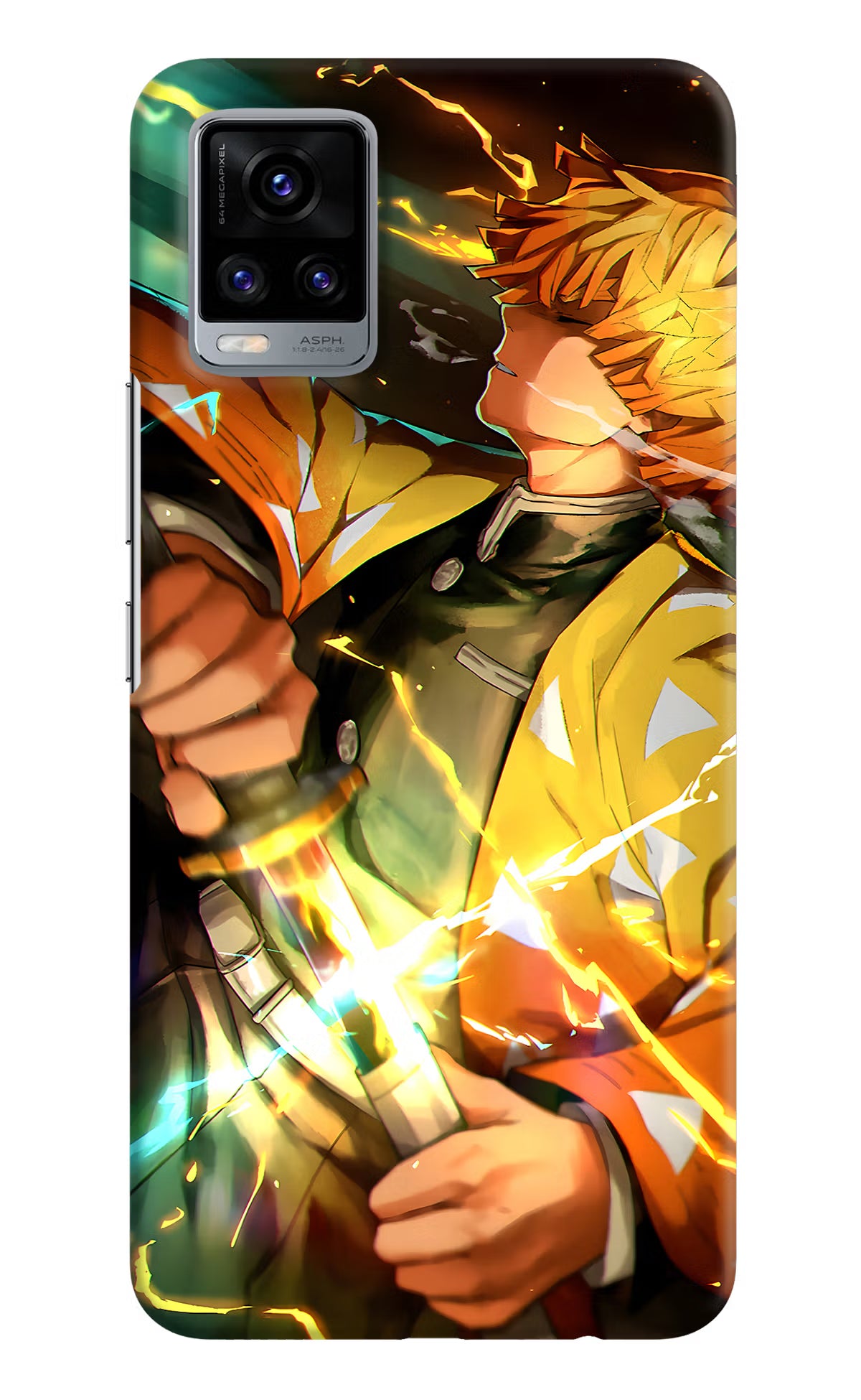 Demon Slayer Vivo V20 Hard Case Back Cover by Casekaro