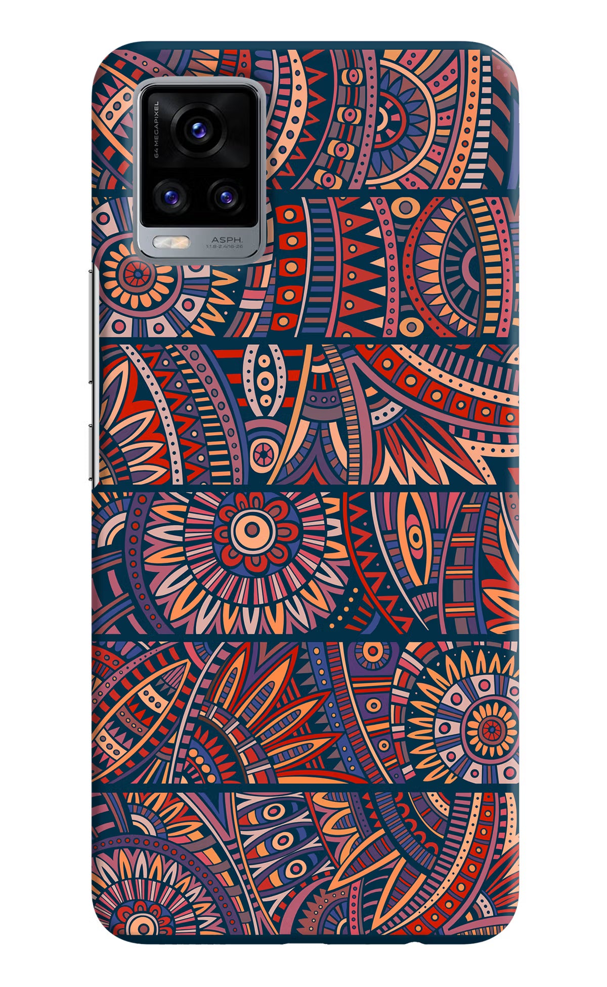 African Culture Design Vivo V20 Hard Case Back Cover by Casekaro