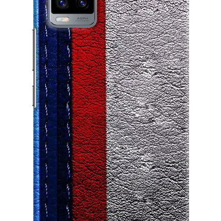 BMW Stripes Vivo V20 Hard Case Back Cover by Casekaro