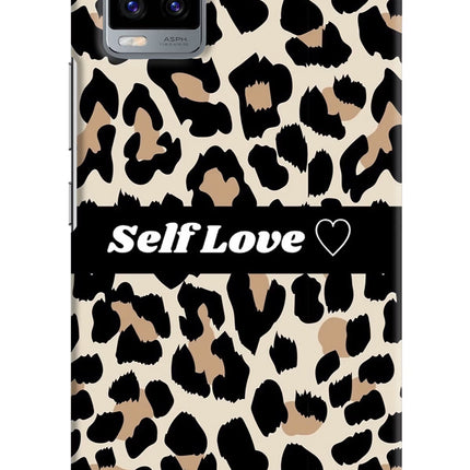 Leopard Print Self Love Vivo V20 Hard Case Back Cover by Casekaro