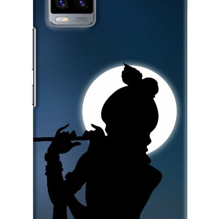 Shri Krishna Silhouette Vivo V20 Hard Case Back Cover by Casekaro
