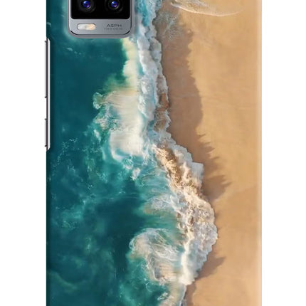 Ocean Beach Vivo V20 Hard Case Back Cover by Casekaro