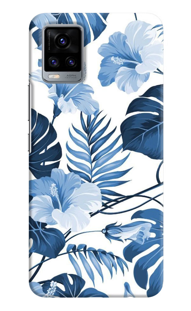 Fabric Art Vivo V20 Hard Case Back Cover by Casekaro