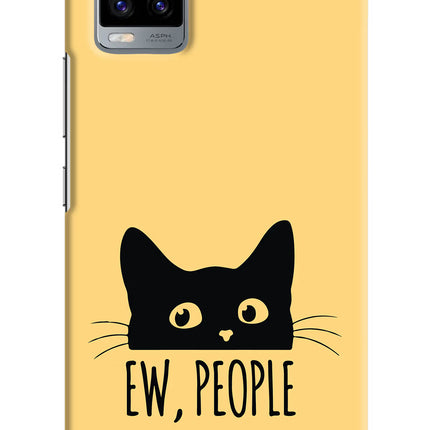 Ew People Catitude Vivo V20 Hard Case Back Cover by Casekaro
