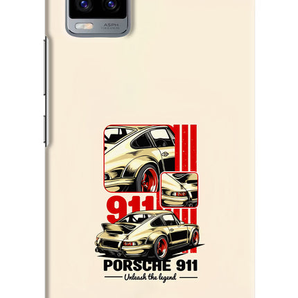 Classic Porsche 911 Vivo V20 Hard Case Back Cover by Casekaro