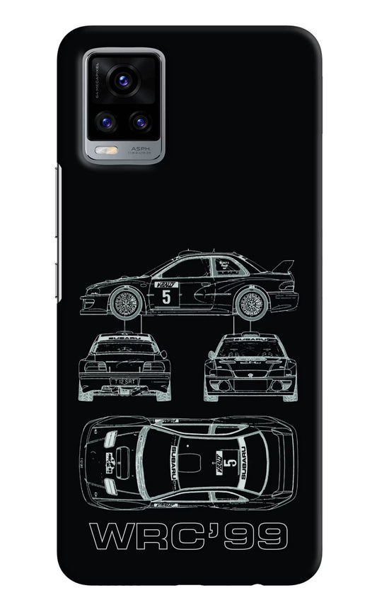 WRC'99 Vivo V20 Hard Case Back Cover by Casekaro