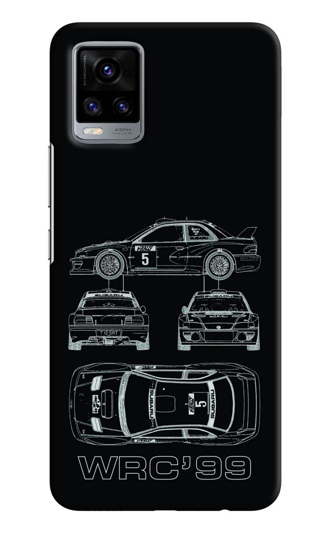 WRC'99 Vivo V20 Hard Case Back Cover by Casekaro