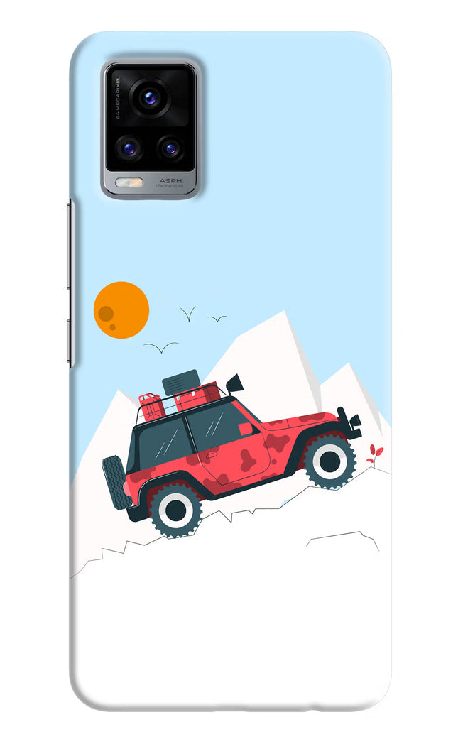 Mountain Trail Beast Vivo V20 Hard Case Back Cover by Casekaro