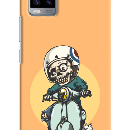 Undead Biker Vivo V20 Hard Case Back Cover by Casekaro