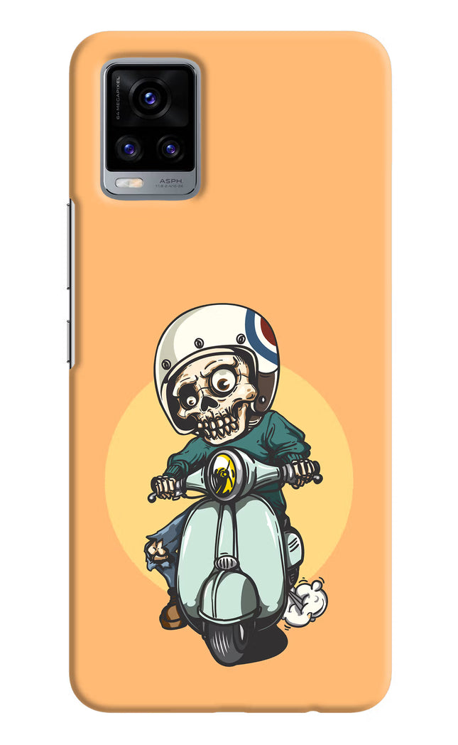 Undead Biker Vivo V20 Hard Case Back Cover by Casekaro