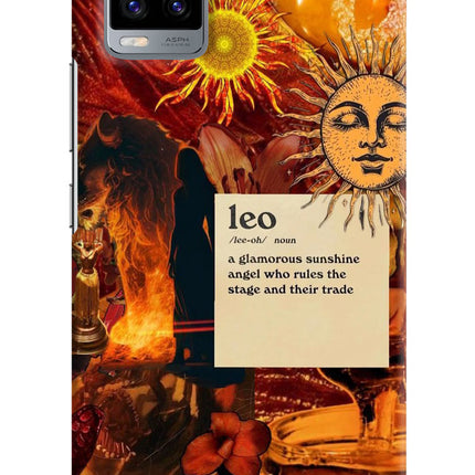 Leo Zodiac Vivo V20 Hard Case Back Cover by Casekaro