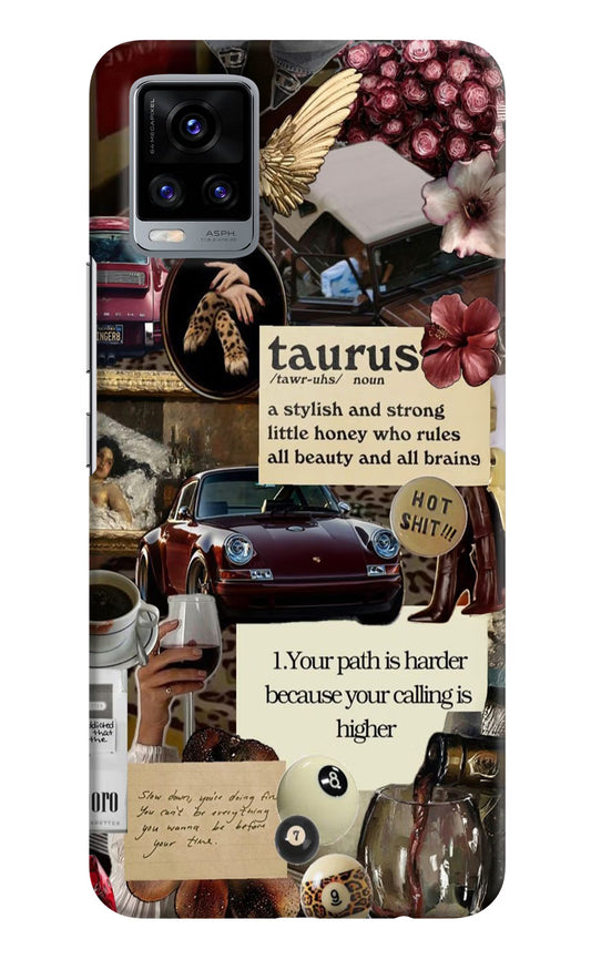 Taurus Zodiac Vivo V20 Hard Case Back Cover by Casekaro