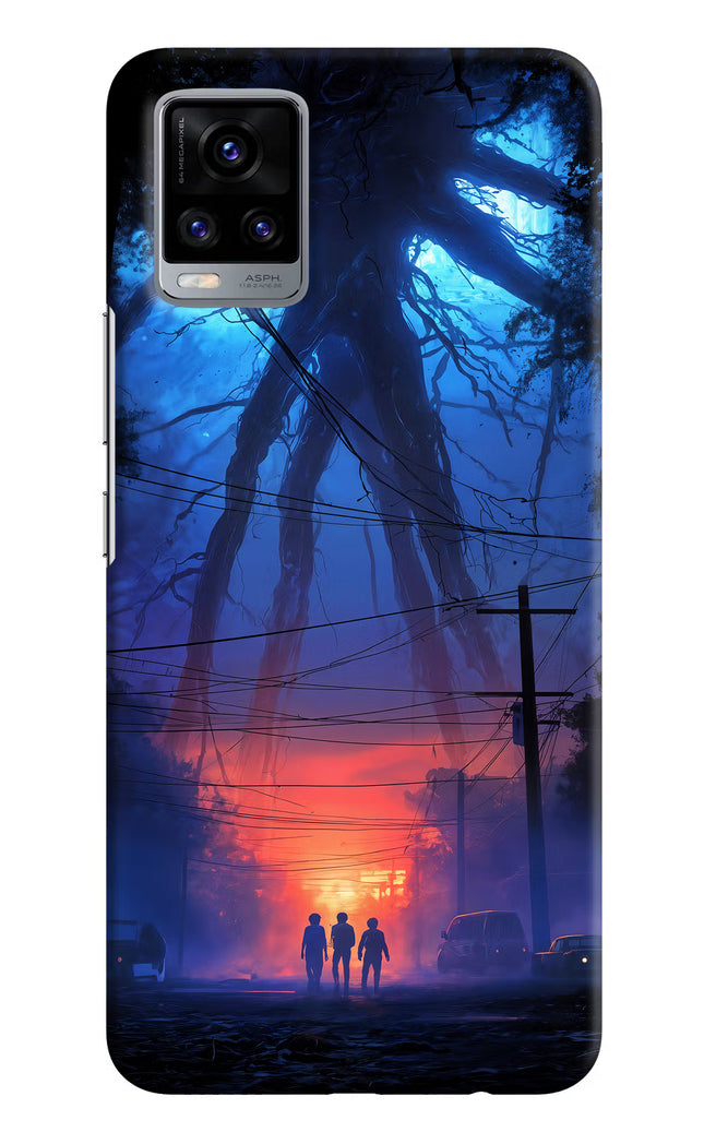 Ordinary Things Shadow Vivo V20 Hard Case Back Cover by Casekaro