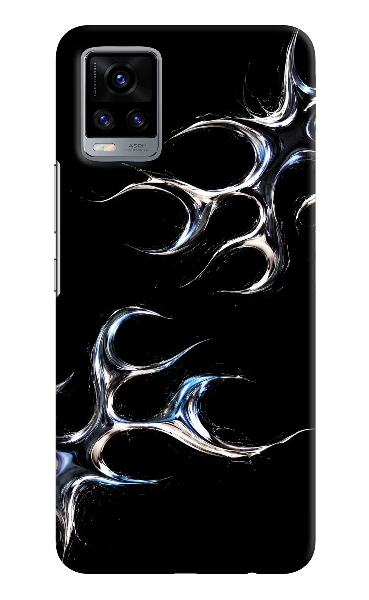 Chrome Tribal Vivo V20 Hard Case Back Cover by Casekaro