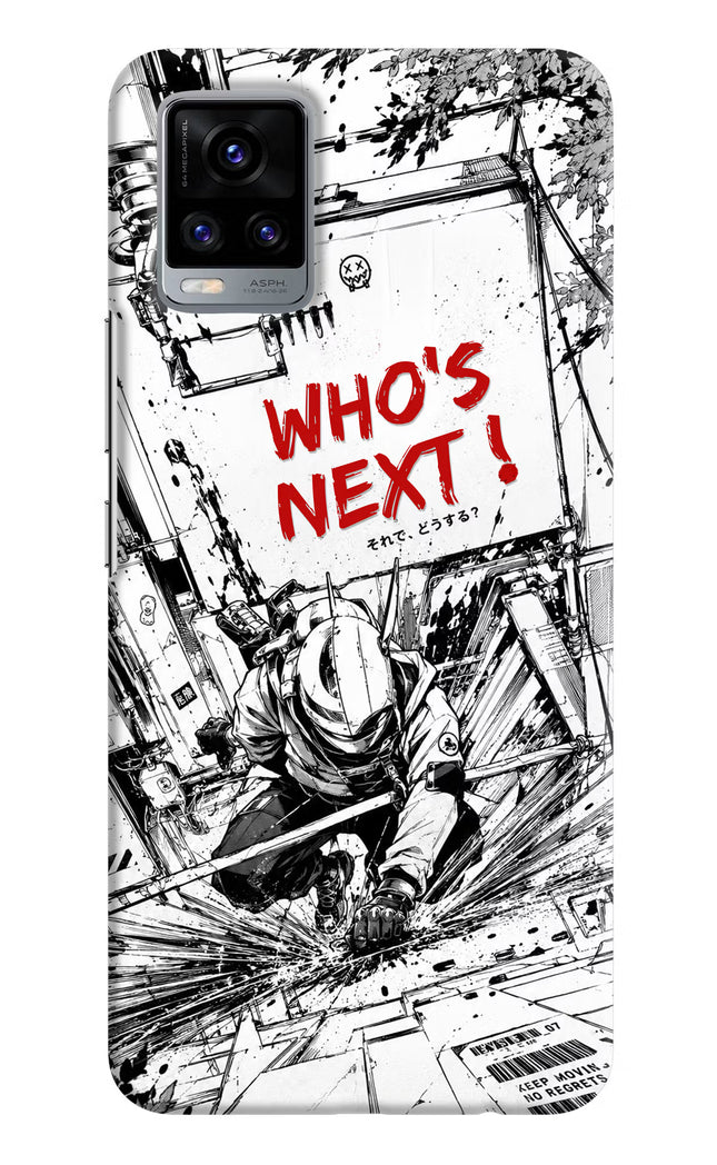 Who's Next Vivo V20 Hard Case Back Cover by Casekaro