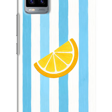 Summer Lemon Vivo V20 Hard Case Back Cover by Casekaro