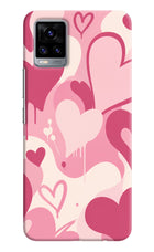 Hearty case Vivo V20 Hard Case Back Cover by Casekaro