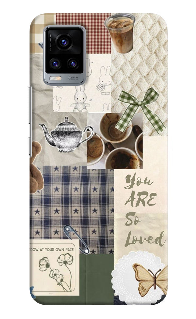 Cookie Vivo V20 Hard Case Back Cover by Casekaro