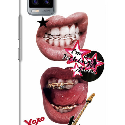 Rockstar Vivo V20 Hard Case Back Cover by Casekaro