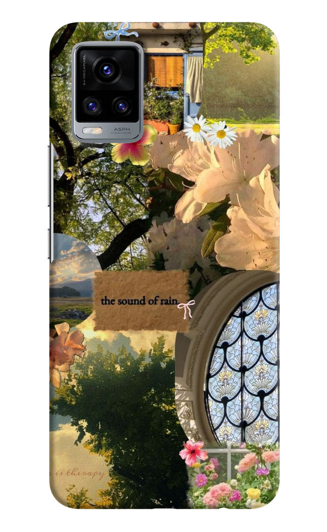 Rain Vivo V20 Hard Case Back Cover by Casekaro