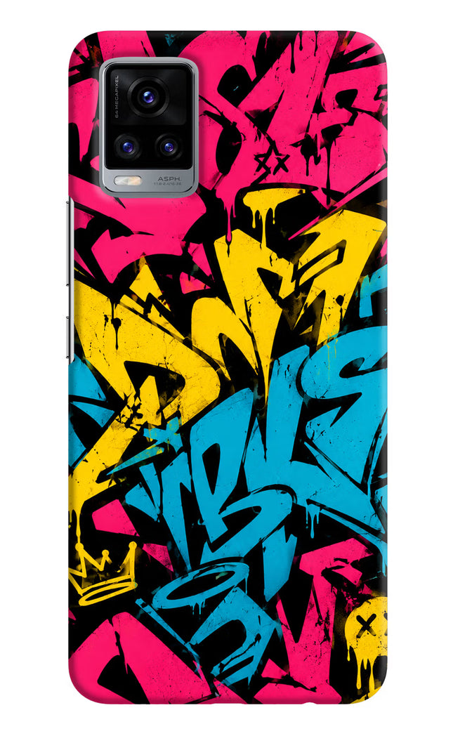 Graffiti Vibe Vivo V20 Hard Case Back Cover by Casekaro