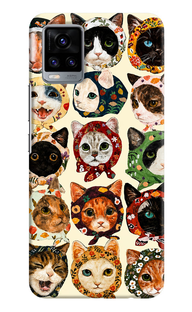 Cool Cat Vivo V20 Hard Case Back Cover by Casekaro