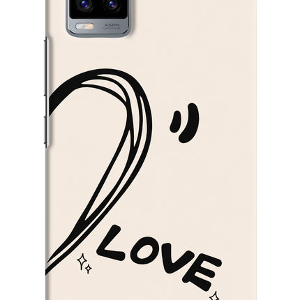 Soul Line Vivo V20 Hard Case Back Cover by Casekaro