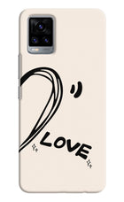 Soul Line Vivo V20 Hard Case Back Cover by Casekaro