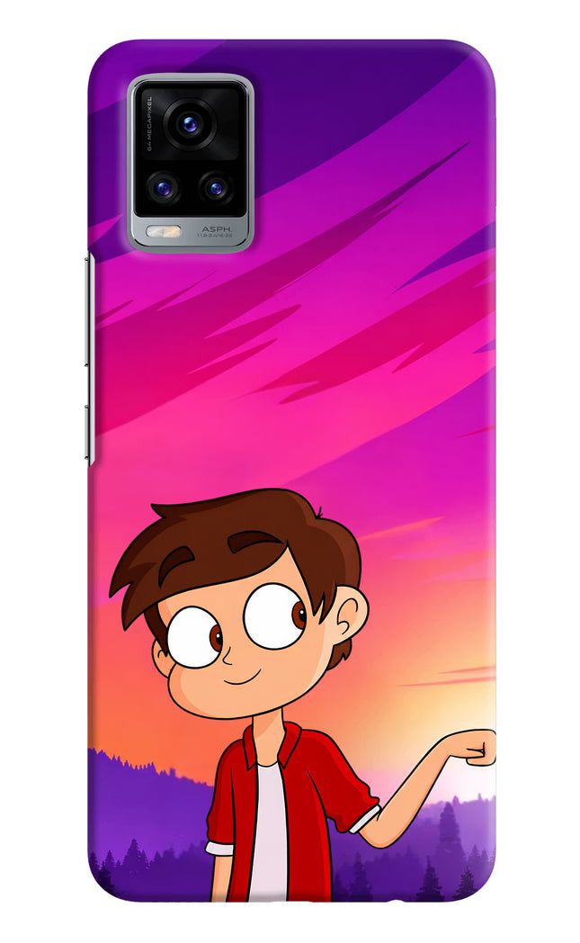 Marco Sunset Vivo V20 Hard Case Back Cover by Casekaro