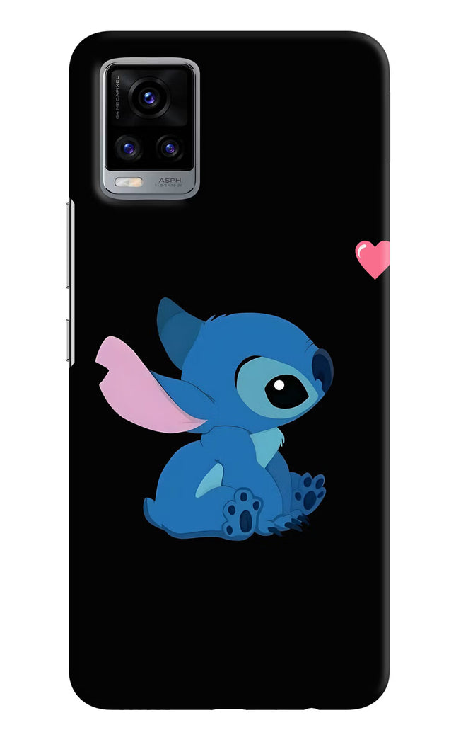 Stitch Crush Vivo V20 Hard Case Back Cover by Casekaro