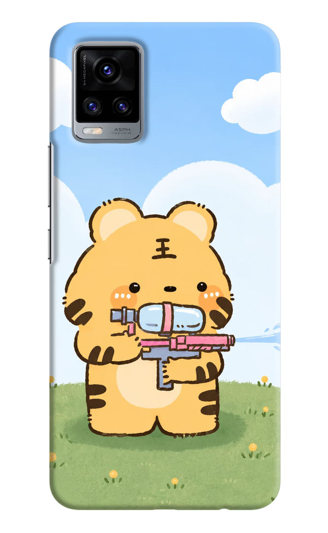 Tiger Treat Vivo V20 Hard Case Back Cover by Casekaro