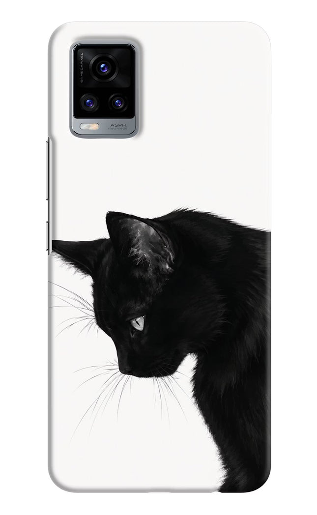 Shadow Gaze Vivo V20 Hard Case Back Cover by Casekaro