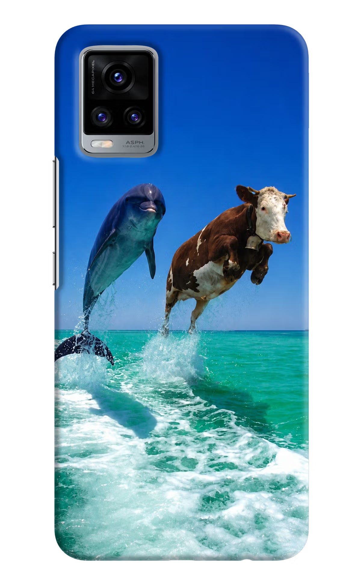 Dolphin vs Cow Vivo V20 Back Cover