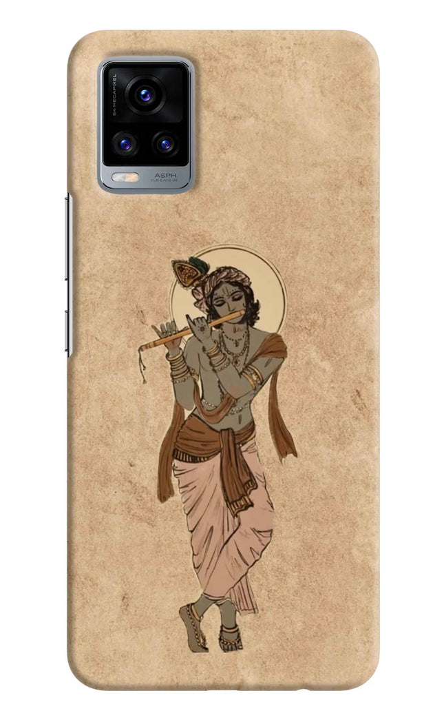 Krishna Vivo V20 Hard Case Back Cover by Casekaro