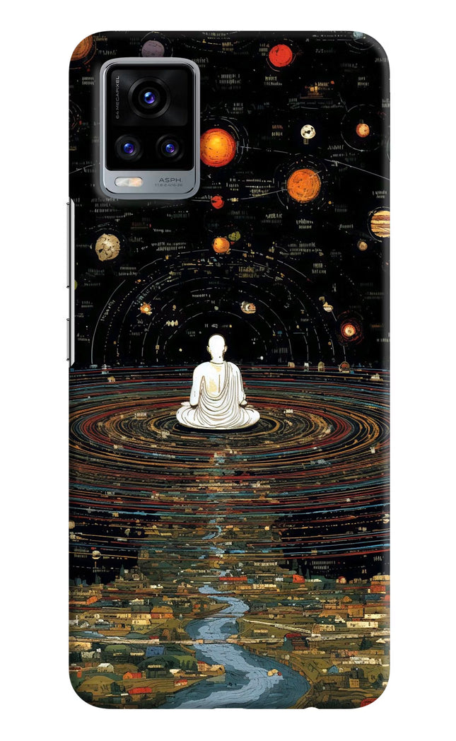 Space Monk Vivo V20 Hard Case Back Cover by Casekaro