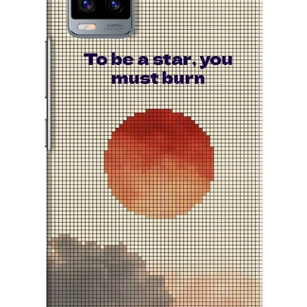 Pixel Sun Vivo V20 Hard Case Back Cover by Casekaro