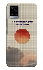 Pixel Sun Vivo V20 Hard Case Back Cover by Casekaro
