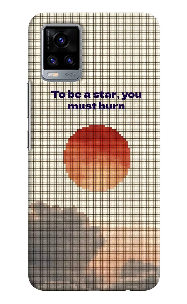 Pixel Sun Vivo V20 Hard Case Back Cover by Casekaro