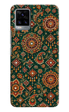 Green Pataka Vivo V20 Hard Case Back Cover by Casekaro