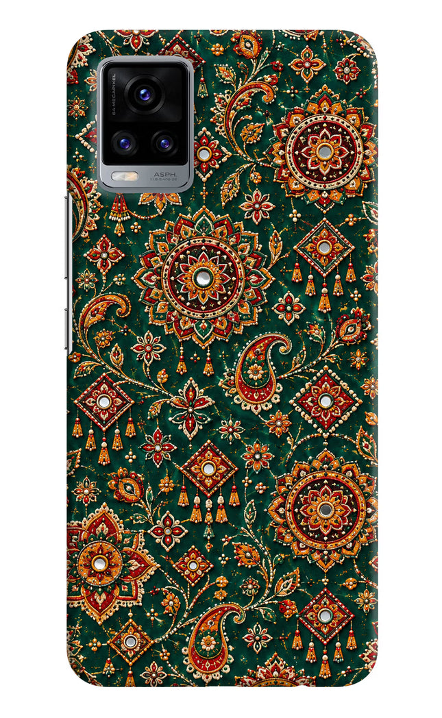 Green Pataka Vivo V20 Back Cover