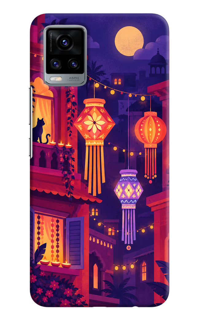 Lantern Lane Vivo V20 Hard Case Back Cover by Casekaro