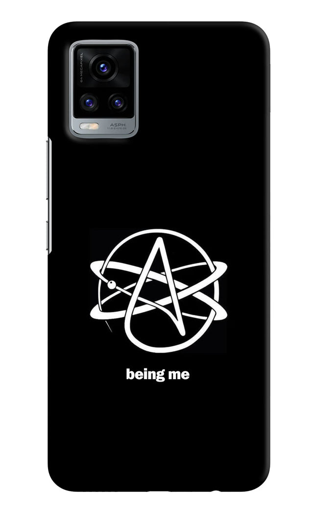 Atheist Symbol Vivo V20 Hard Case Back Cover by Casekaro