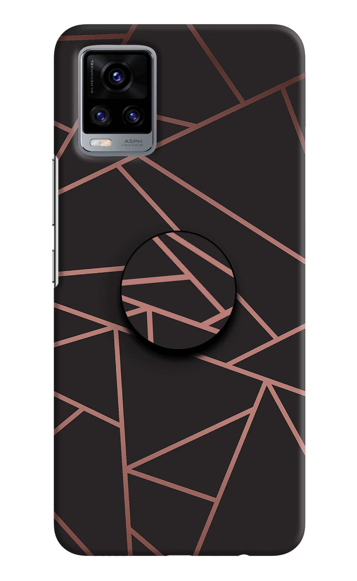 Geometric Pattern Vivo V20 Pop Case by Casekaro