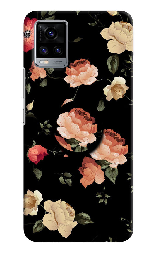 Flowers Vivo V20 Pop Case by Casekaro