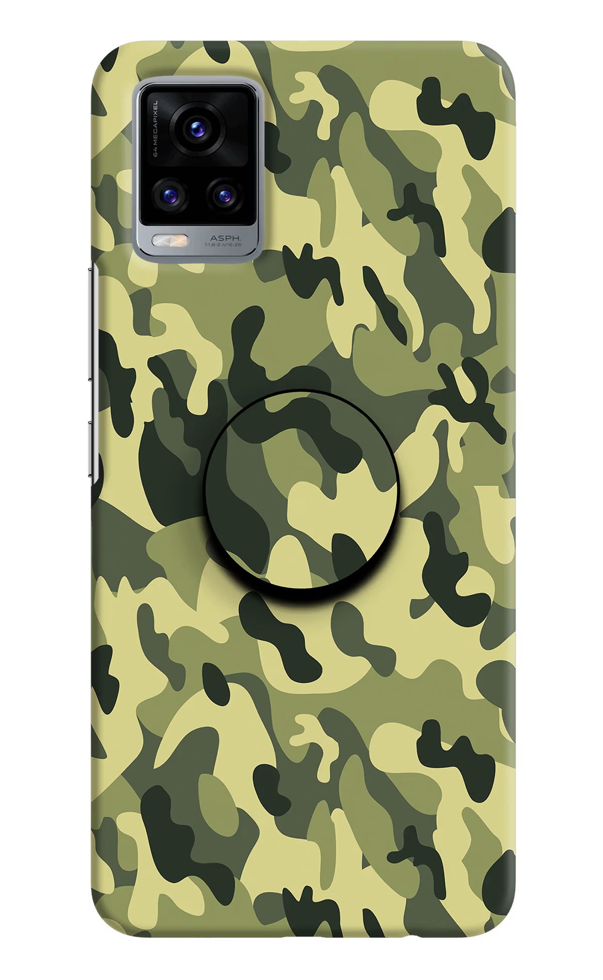 Camouflage Vivo V20 Pop Case by Casekaro