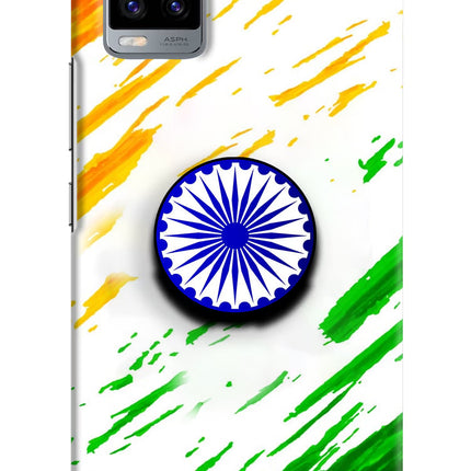 Indian Flag Ashoka Chakra Vivo V20 Pop Case by Casekaro