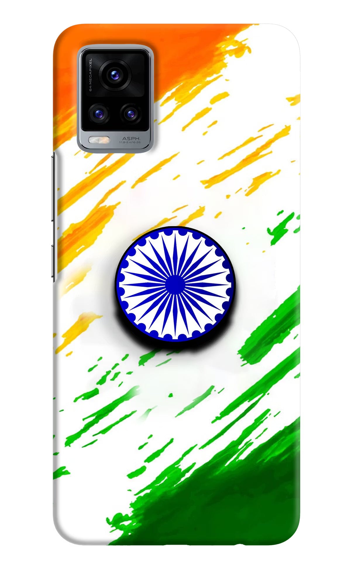 Indian Flag Ashoka Chakra Vivo V20 Pop Case by Casekaro
