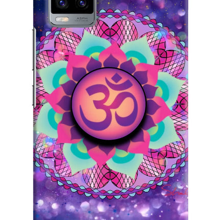 Om Purple Vivo V20 Pop Case by Casekaro