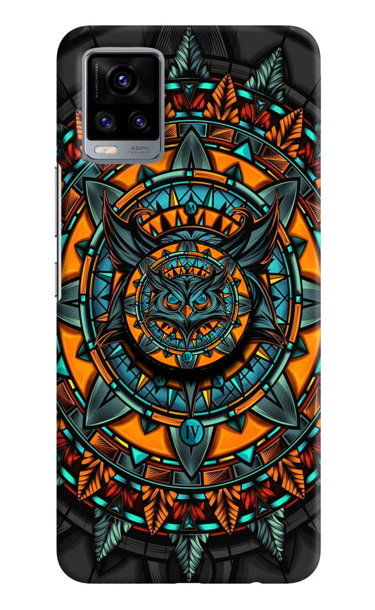 Angry Owl Vivo V20 Pop Case by Casekaro
